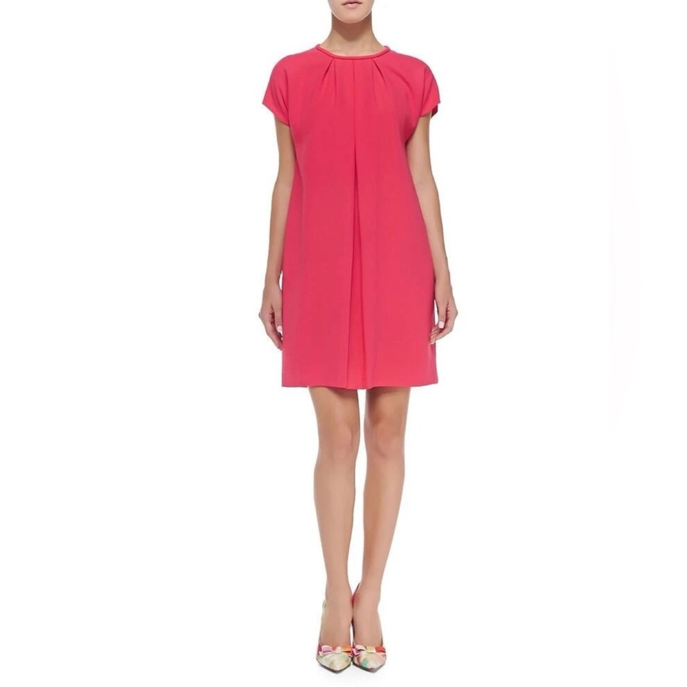 Kate Spade Aladdin Tunic Women’ Bright Coral Cap Sleeves Shift Dress Size 2